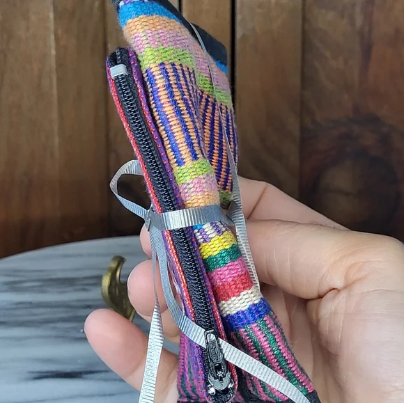 Colorful Woven Wallet And Coin Pouch - Picture 11 of 11